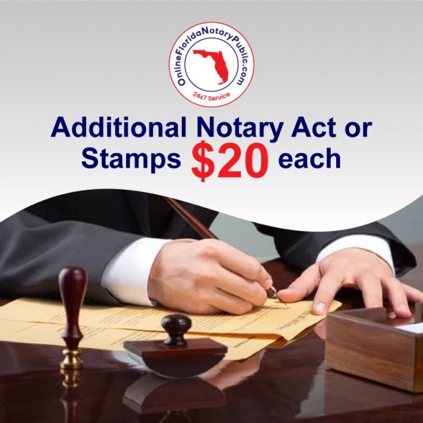 Online Florida Notary Public - Additional Notary Act