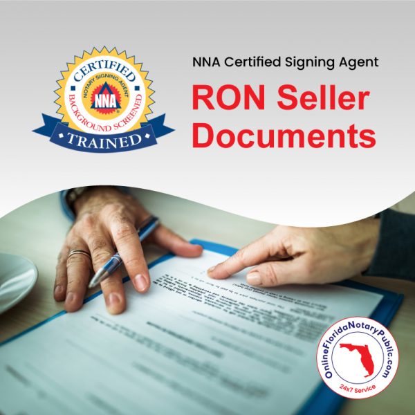 Online Florida Notary Public - RON Seller Documents