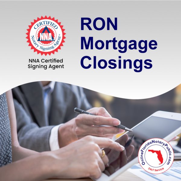 Online Florida Notary Public - RON Mortgage Closings