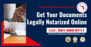 Online Florida Notary Public blog banner online notary Florida